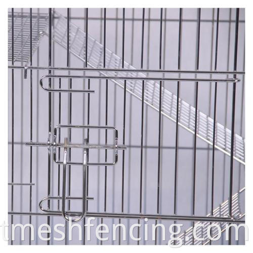 Cage de chien en acier inoxydable lourd